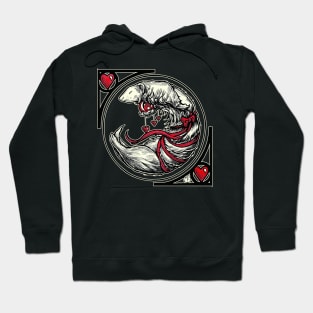 Ferret Heart Nouveau Hoodie